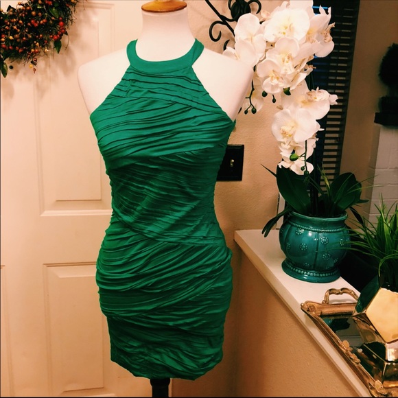 kelly green bodycon dress